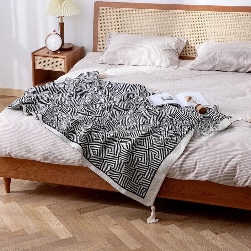 Manta de Algodão para Sofá Elidece - Casa Farfelle