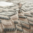 Manta de Malha Jacquard Vintage - Casa Farfelle