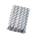 Manta de Malha Jacquard Vintage - Casa Farfelle