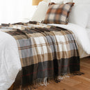 Manta Xadrez Battilo com Borlas - Casa Farfelle