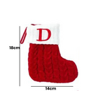 Meias de Natal Letras do Alfabeto - Casa Farfelle