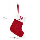 Meias de Natal Letras do Alfabeto - Casa Farfelle