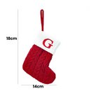 Meias de Natal Letras do Alfabeto - Casa Farfelle