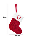 Meias de Natal Letras do Alfabeto - Casa Farfelle