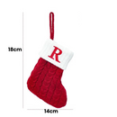 Meias de Natal Letras do Alfabeto - Casa Farfelle