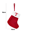 Meias de Natal Letras do Alfabeto - Casa Farfelle