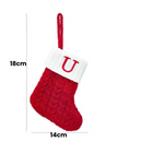 Meias de Natal Letras do Alfabeto - Casa Farfelle