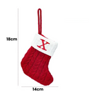 Meias de Natal Letras do Alfabeto - Casa Farfelle