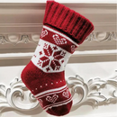 Meias de Natal Letras do Alfabeto - Casa Farfelle