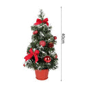 Mini árvore de Natal Led com Enfeites e Agulhas de Pinheiro Lenogue - Casa Farfelle