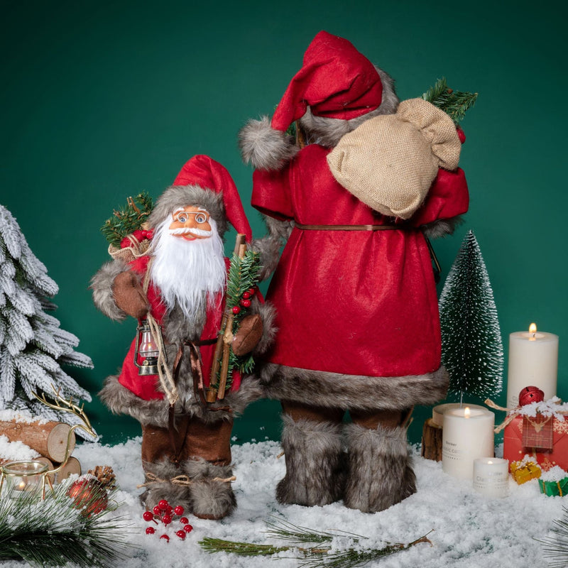 Ornamentos de Natal Papai Noel Decorativos para Decoração Natalina - Casa Farfelle