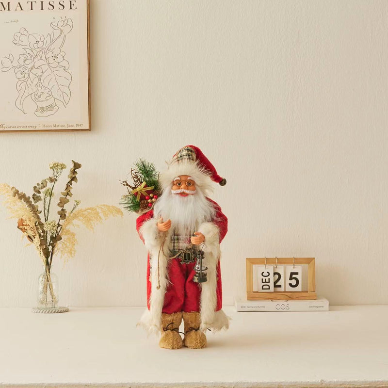 Ornamentos de Natal Papai Noel Decorativos para Decoração Natalina - Casa Farfelle