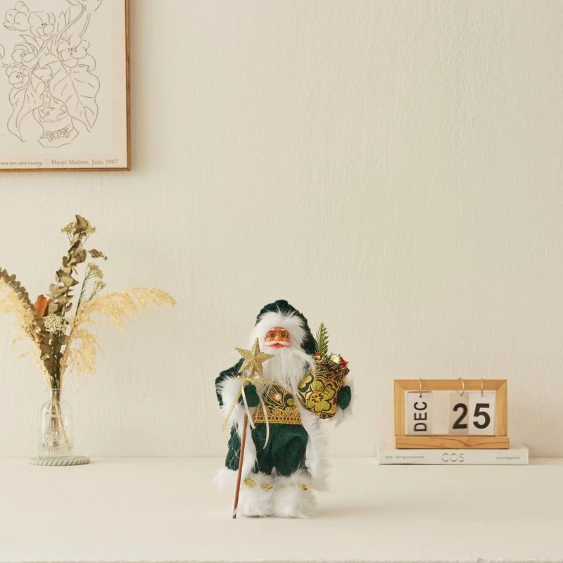 Ornamentos de Natal Papai Noel Decorativos para Decoração Natalina - Casa Farfelle
