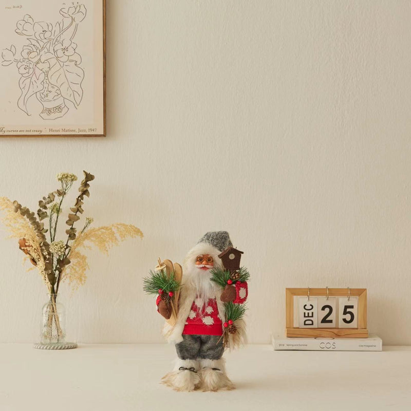 Ornamentos de Natal Papai Noel Decorativos para Decoração Natalina - Casa Farfelle