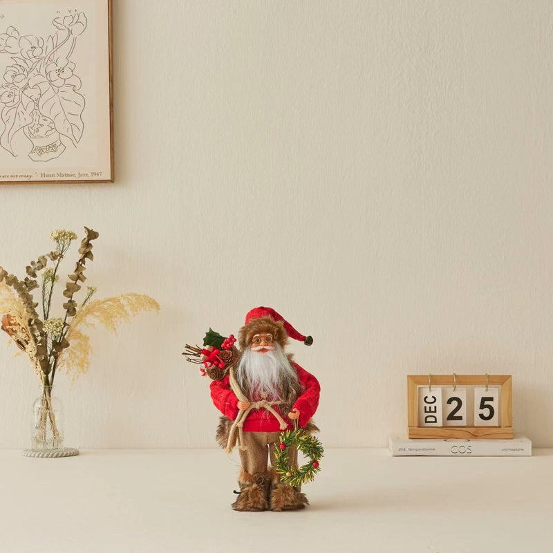 Ornamentos de Natal Papai Noel Decorativos para Decoração Natalina - Casa Farfelle