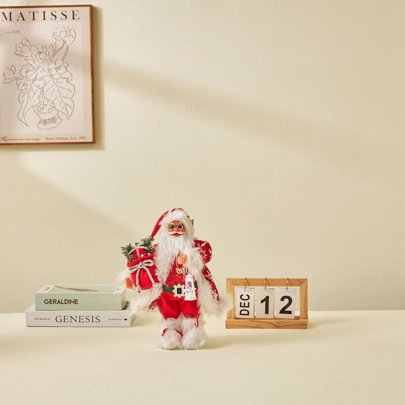 Ornamentos de Natal Papai Noel Decorativos para Decoração Natalina - Casa Farfelle