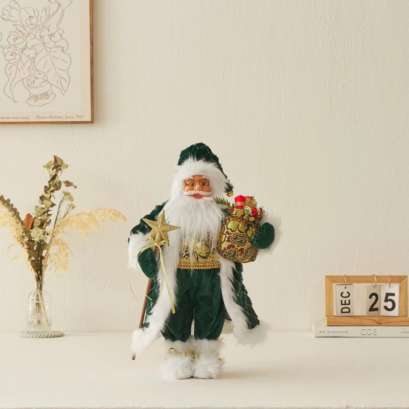 Ornamentos de Natal Papai Noel Decorativos para Decoração Natalina - Casa Farfelle