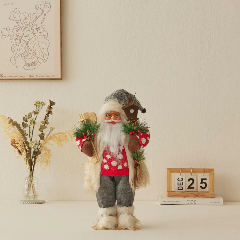 Ornamentos de Natal Papai Noel Decorativos para Decoração Natalina - Casa Farfelle