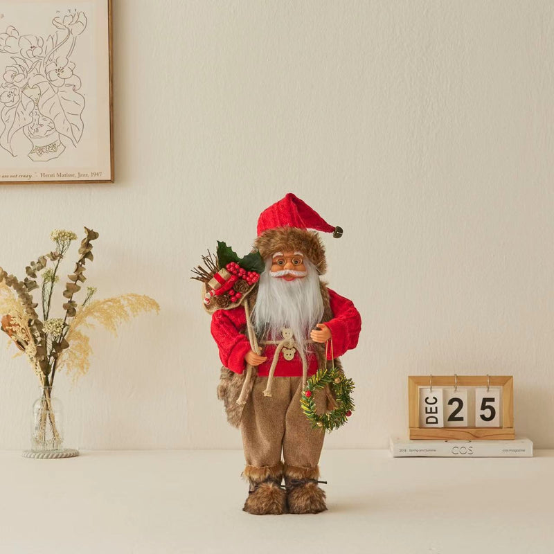 Ornamentos de Natal Papai Noel Decorativos para Decoração Natalina - Casa Farfelle