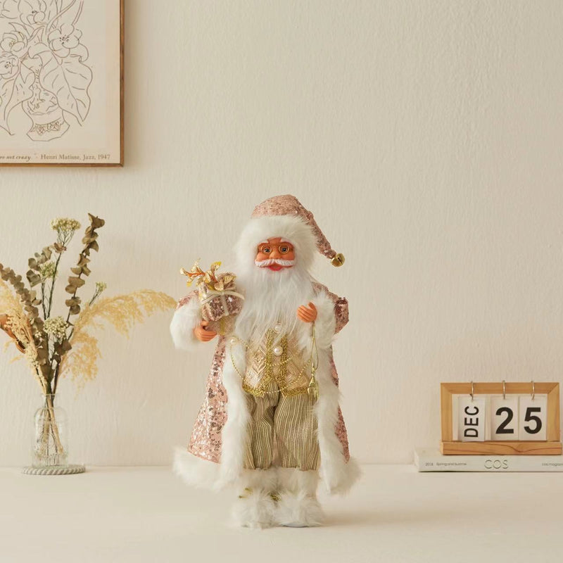 Ornamentos de Natal Papai Noel Decorativos para Decoração Natalina - Casa Farfelle