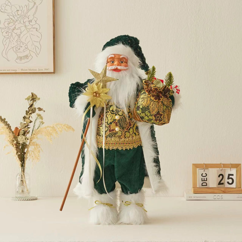 Ornamentos de Natal Papai Noel Decorativos para Decoração Natalina - Casa Farfelle