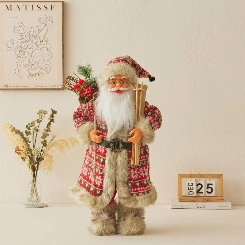 Ornamentos de Natal Papai Noel Decorativos para Decoração Natalina - Casa Farfelle