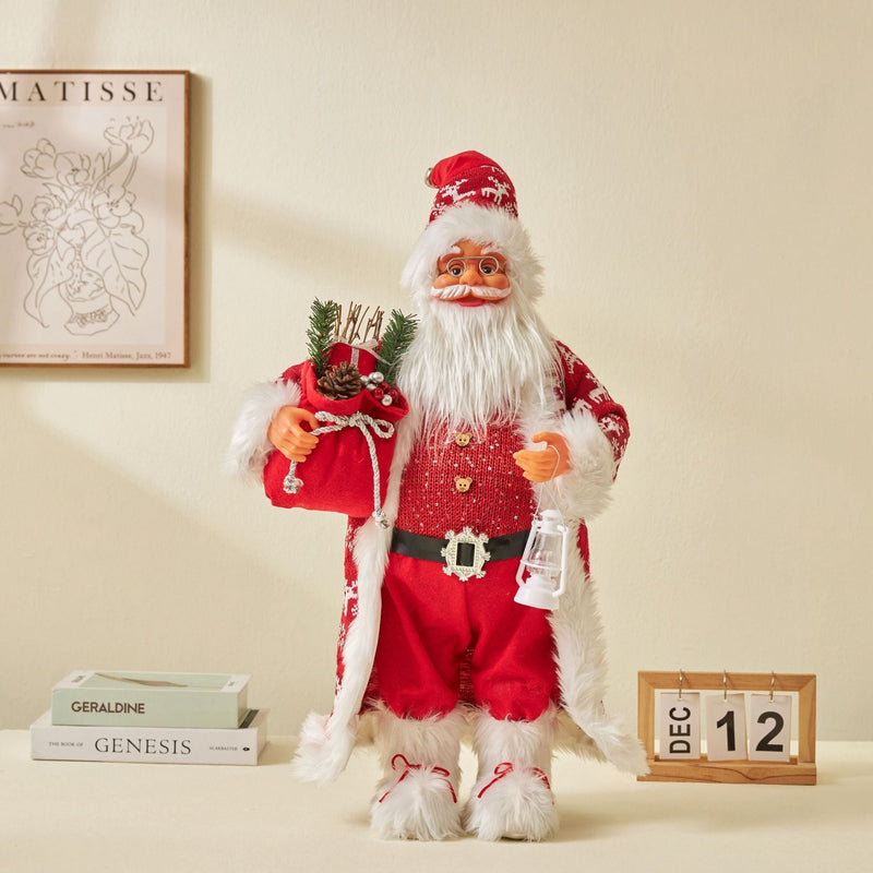 Ornamentos de Natal Papai Noel Decorativos para Decoração Natalina - Casa Farfelle