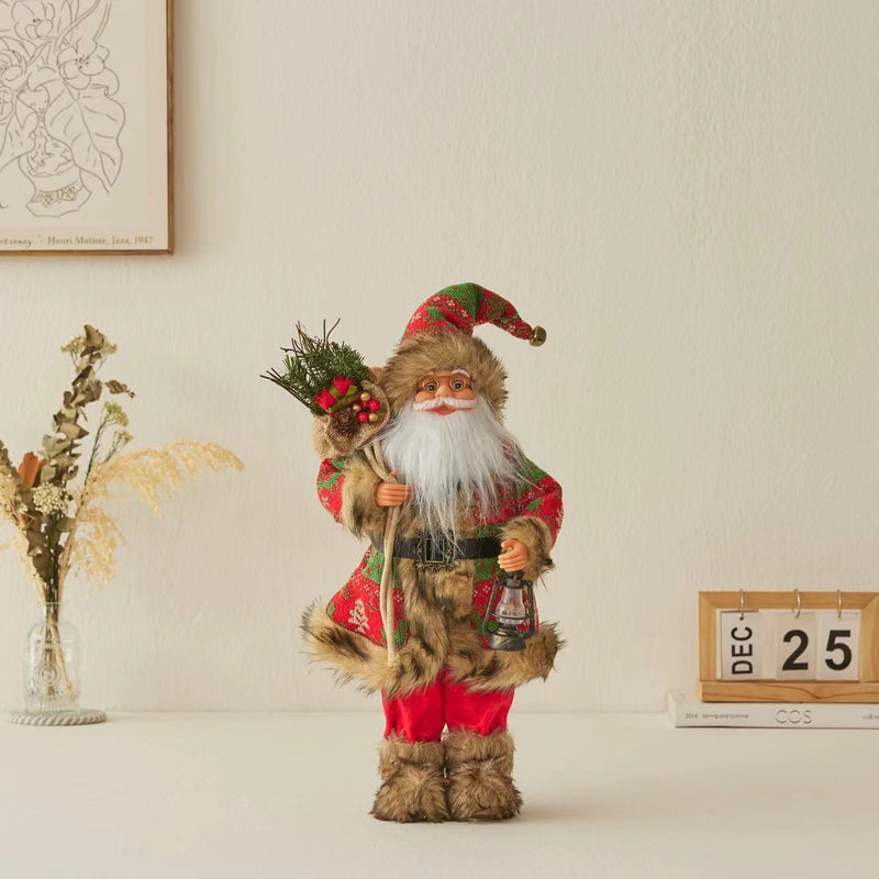 Ornamentos de Natal Papai Noel Decorativos para Decoração Natalina - Casa Farfelle