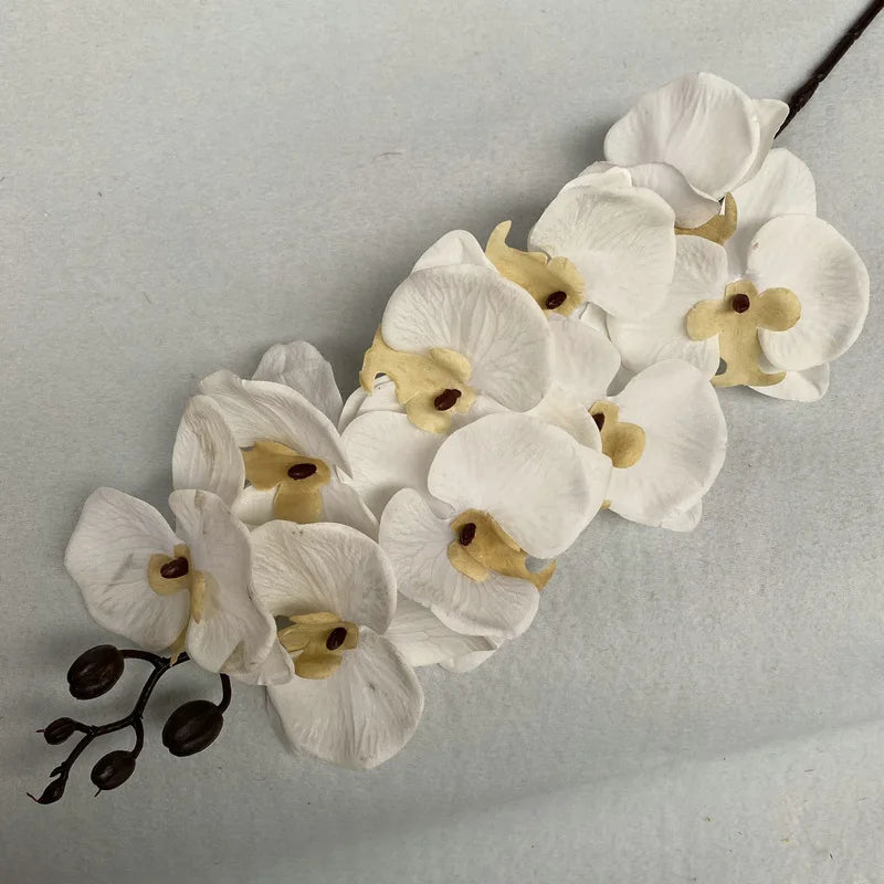 Orquídea Borboleta Artificial para Decoração Cores Sóbrias - Casa Farfelle