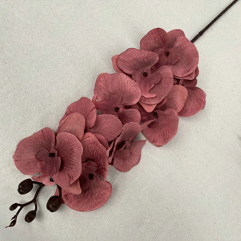 Orquídea Borboleta Artificial para Decoração Cores Sóbrias - Casa Farfelle
