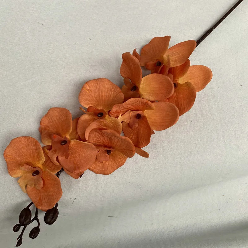 Orquídea Borboleta Artificial para Decoração Cores Sóbrias - Casa Farfelle