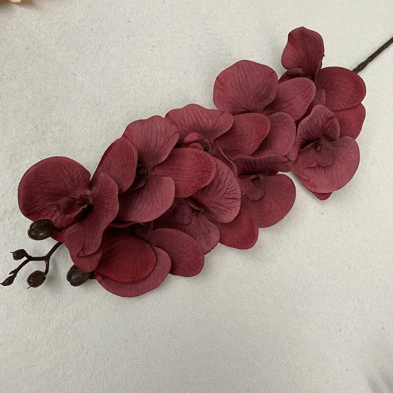 Orquídea Borboleta Artificial para Decoração Cores Sóbrias - Casa Farfelle