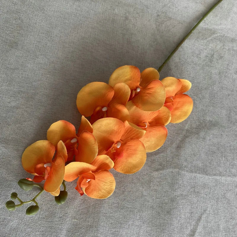 Orquídea Borboleta Artificial para Decoração em Cores Vivas - Casa Farfelle