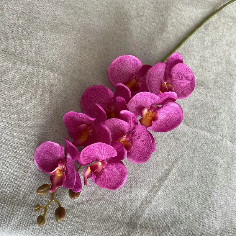 Orquídea Borboleta Artificial para Decoração em Cores Vivas - Casa Farfelle
