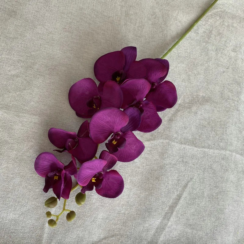 Orquídea Borboleta Artificial para Decoração em Cores Vivas - Casa Farfelle