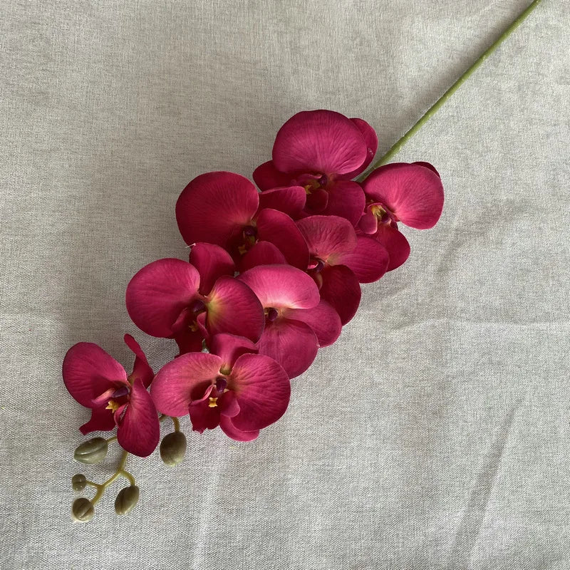 Orquídea Borboleta Artificial para Decoração em Cores Vivas - Casa Farfelle