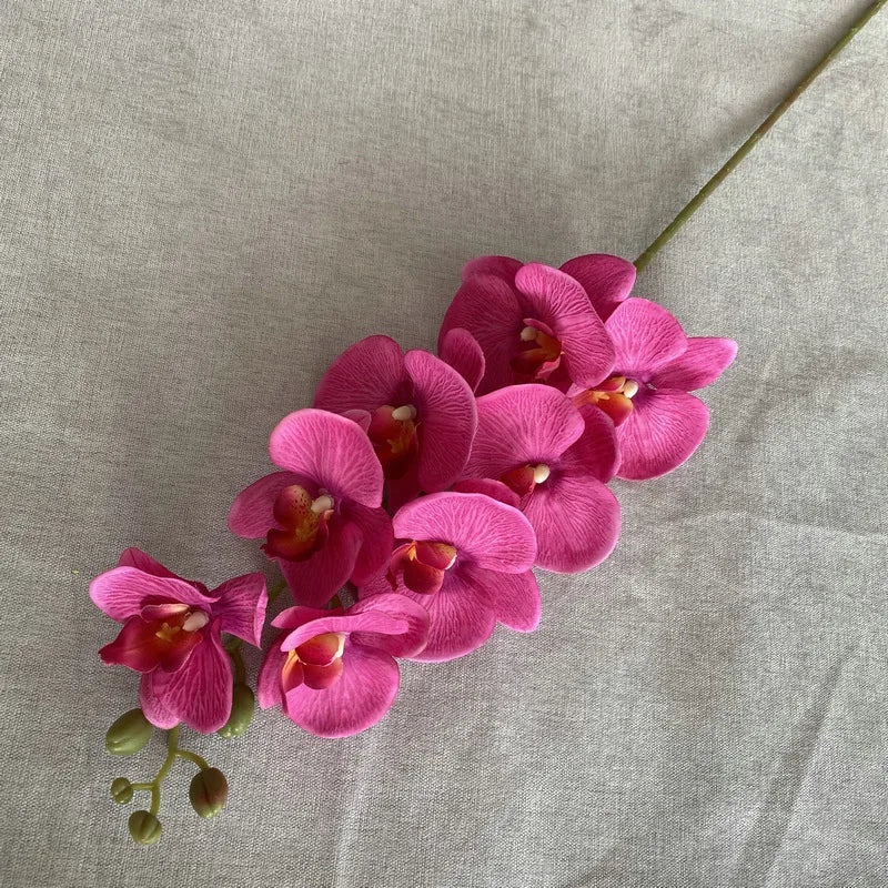 Orquídea Borboleta Artificial para Decoração em Cores Vivas - Casa Farfelle