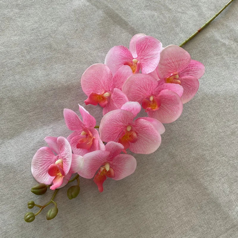 Orquídea Borboleta Artificial para Decoração em Cores Vivas - Casa Farfelle