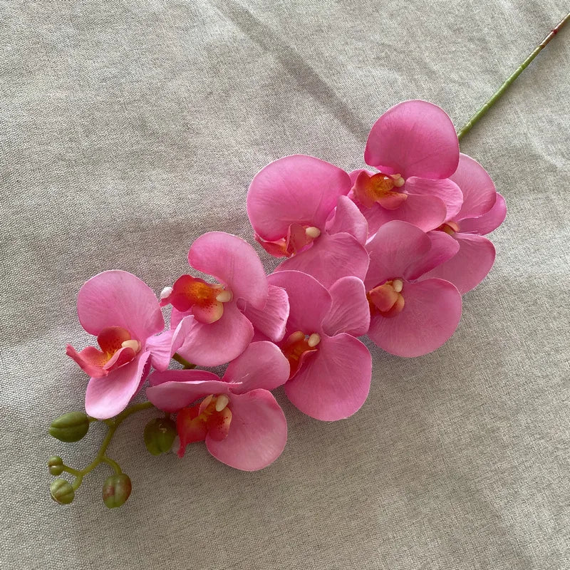 Orquídea Borboleta Artificial para Decoração em Cores Vivas - Casa Farfelle