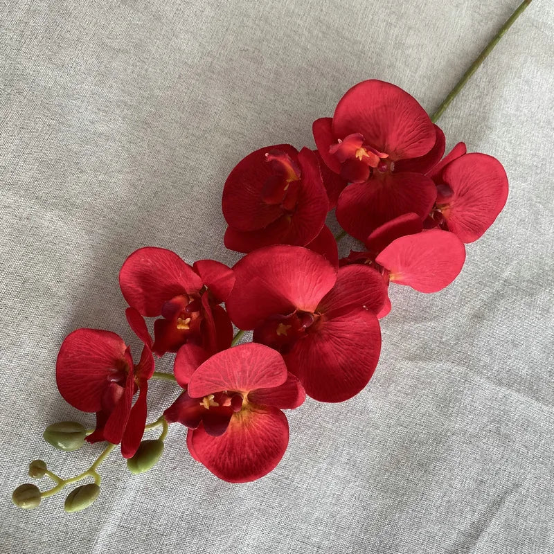 Orquídea Borboleta Artificial para Decoração em Cores Vivas - Casa Farfelle