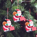 Papai Noel Enfeite para Árvore Premium 6pcs - Casa Farfelle