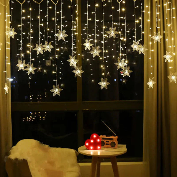 Pisca Pisca Cascata LED Estrelada - Casa Farfelle