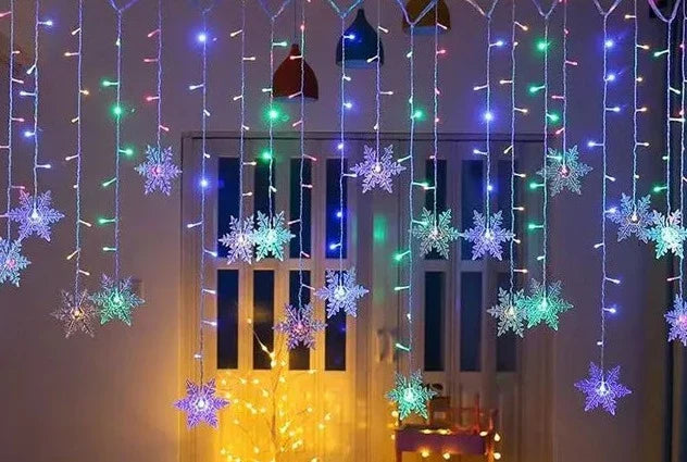 Pisca Pisca Cascata LED Estrelada - Casa Farfelle