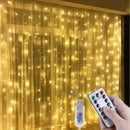 Pisca Pisca Cortina LED com Controle Remoto e 8 Modos de Luz - Casa Farfelle