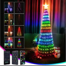 Pisca Pisca Natal LED RGB com Sensor e App - IP68 USB - Casa Farfelle