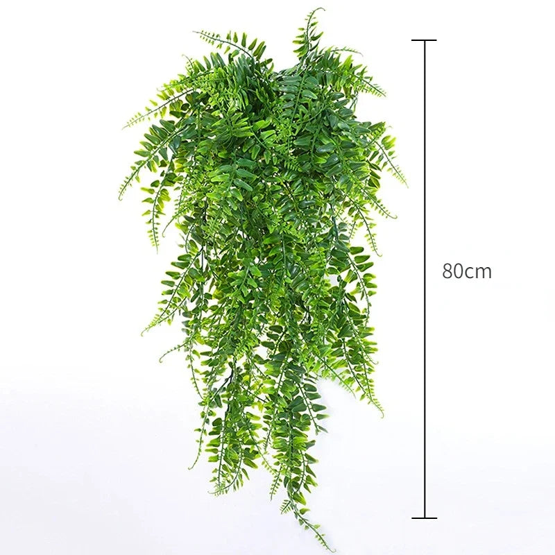 Plantas Artificiais para Decoração Suspensa - Samambaia e Hera - Casa Farfelle