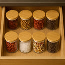 Porta Temperos com Tampa de Bambu - Casa Farfelle