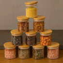 Porta Temperos com Tampa de Bambu - Casa Farfelle