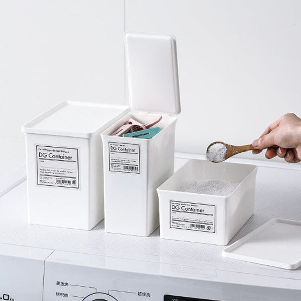 Pote de Armazenamento para Lavanderia Chiaro - Casa Farfelle