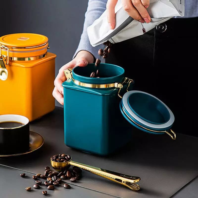 Pote de Grãos com Tampa Hermética Colore - Casa Farfelle